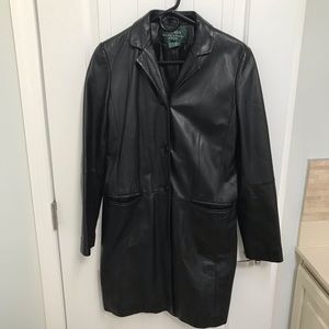 Ladies Ralph Lauren leather coat